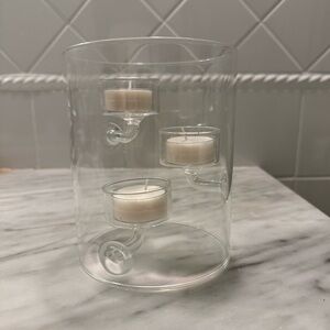 Suspended Glass Tea Light Holder